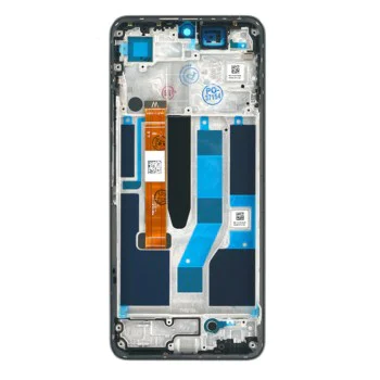 Дисплей със сензорен екран и рамка, съвместим с Realme 10 Pro - OEM (21297) - черен