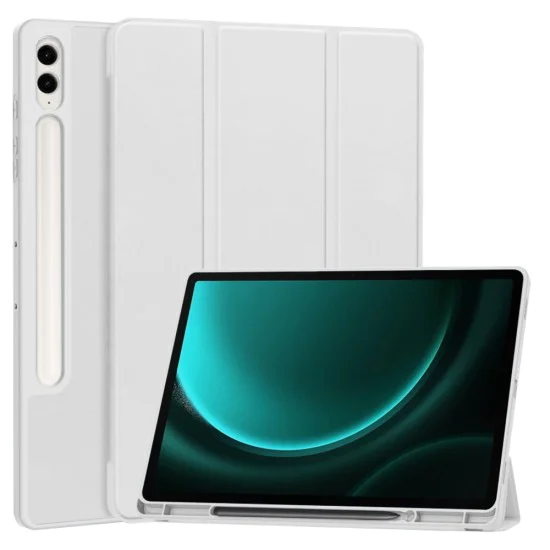 Калъф за Samsung Galaxy Tab S9 Plus / S10 Plus / S9 FE Plus / S10 FE Plus - Flex Trifold - Сива