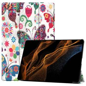 Калъф за Samsung Galaxy Tab S8 Ultra / S9 Ultra / S10 Ultra - FoldPro - Butterfly