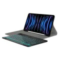 Калъф с клавиатура за iPad Pro 11 (2018 / 2020 / 2021 / 2022) - Калъф CozyTab - Черен