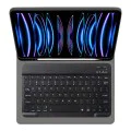 Калъф с клавиатура за iPad Pro 11 (2018 / 2020 / 2021 / 2022) - Калъф CozyTab - Черен