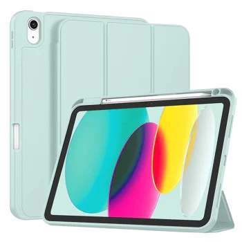 Калъф за iPad 10 (2022) 10.9 - Flex Trifold - Небесно син