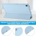 Калъф за Samsung Galaxy Tab S6 Lite (2020/2022/2024) - Flex Trifold - Небесно син