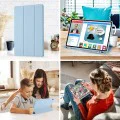 Калъф за Samsung Galaxy Tab S6 Lite (2020/2022/2024) - Flex Trifold - Небесно син