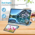 Калъф за Samsung Galaxy Tab S6 Lite (2020/2022/2024) - Flex Trifold - Небесно син