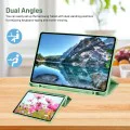 Калъф за Samsung Galaxy Galaxy Tab S6 Lite (2020/2022/2024) - Flex Trifold - Matcha Green