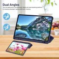 Калъф за Samsung Galaxy Tab S6 Lite (2020/2022/2024) - Flex Trifold - Тъмно син