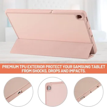 Калъф за Samsung Galaxy Galaxy Tab S6 Lite (2020/2022/2024) - Flex Trifold - Розов