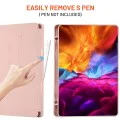 Калъф за Samsung Galaxy Galaxy Tab S6 Lite (2020/2022/2024) - Flex Trifold - Розов
