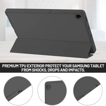 Калъф за Samsung Galaxy Tab S6 Lite (2020/2022/2024) - Flex Trifold - Черен