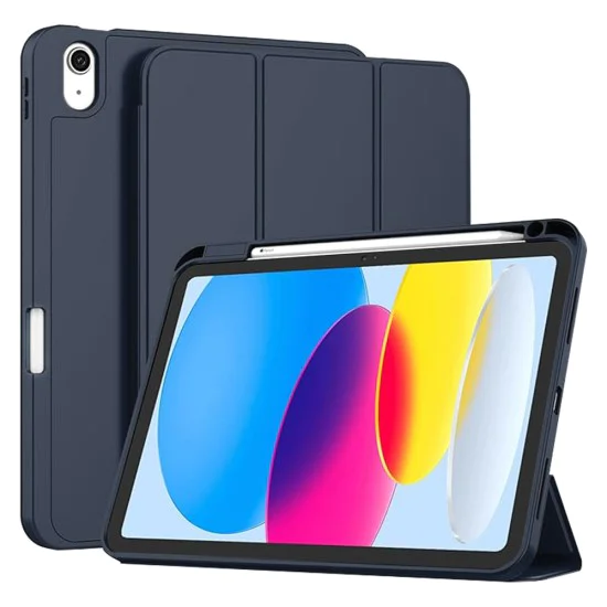 Калъф за iPad 10 (2022) 10.9 - Flex Trifold - Тъмно син