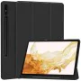 Калъф за Samsung Galaxy Tab S7 Plus / S8 Plus - Flex Trifold - Черен