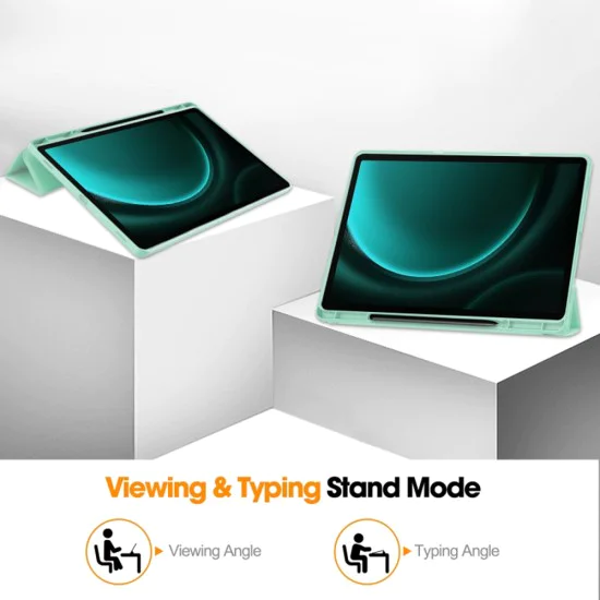 Калъф за Samsung Galaxy Tab S9 Plus / S10 Plus - Flex Trifold - Розов