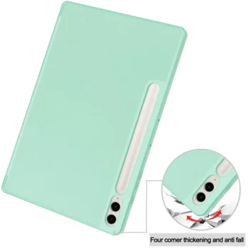 Калъф за Samsung Galaxy Tab S9 Plus / S10 Plus / S9 FE Plus / S10 FE Plus - Flex Trifold - Черен