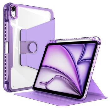 Калъф за iPad Air 11 (2024) - Crystal Vision - Лилав