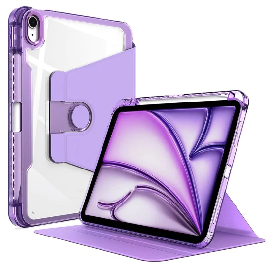 Калъф за iPad Air 11 (2024) - Crystal Vision - Лилав