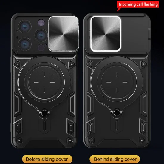 Калъф за iPhone 13 Pro - CamGuard Pro - Червен
