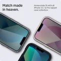 Протектор за iPhone 13 / iPhone 13 Pro / iPhone 14 (комплект 2) - Spigen Glas.tR EZ FIT Privacy - Прозрачен