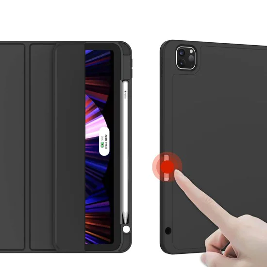 Калъф за iPad Pro 11 (2018 / 2020 / 2021 / 2022) - Flex Trifold - Небесно син