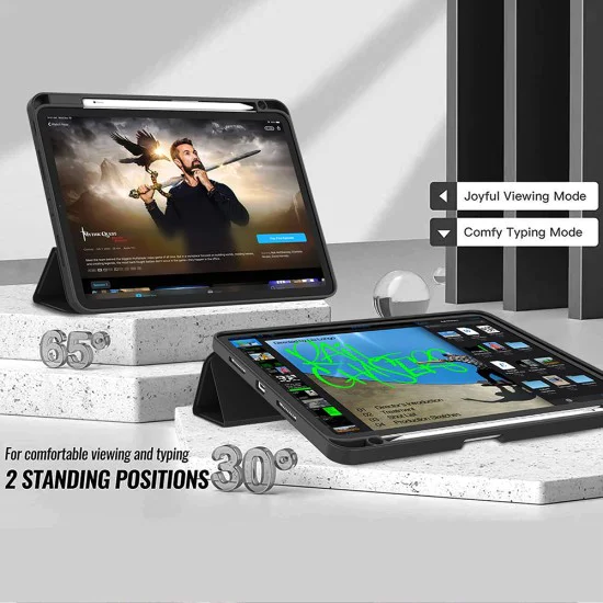 Калъф за iPad Pro 11 (2018 / 2020 / 2021 / 2022) - Flex Trifold - Небесно син