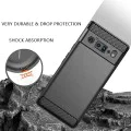 Калъф за Google Pixel 6 Pro - Carbon Silicone - Черен