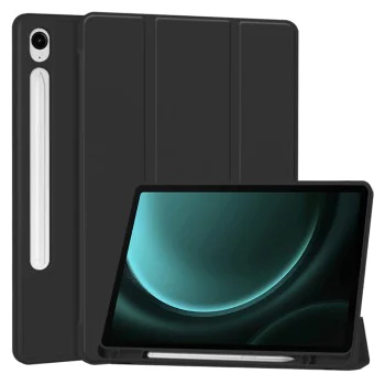 Калъф за Samsung Galaxy Tab S9 FE / S10 FE - Flex Trifold - Черен