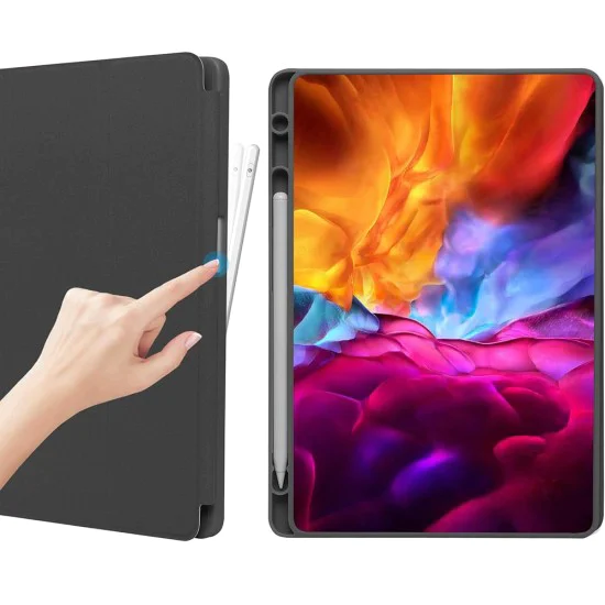 Калъф за Samsung Galaxy Tab A9 Plus - Flex Trifold - черен
