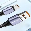 USB към Type-C кабел за данни, супер бързо зареждане, 100 W, 480 Mbps, 6 A - (PCB018) - черен