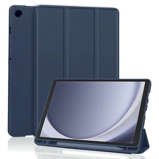 Калъф за Samsung Galaxy Tab A9 - Flex Trifold - Тъмно син