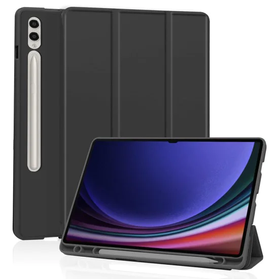 Калъф за Samsung Galaxy Tab S9 Ultra / S10 Ultra - Flex Trifold - Черен