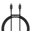 Baseus - Кабел за данни Superior Series (CATYS-B01) - Type-C към Type-C, 100W, 1m - Черен
