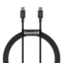Baseus - Кабел за данни Superior Series (CATYS-B01) - Type-C към Type-C, 100W, 1m - Черен