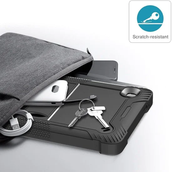 Калъф за Samsung Galaxy Tab A7 10.4 (2020 / 2022) + Протектор - Rugged TabShell - Черен