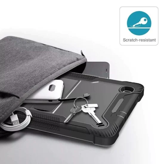 Калъф за Samsung Galaxy Tab S6 Lite 10.4 P610/P615 + Протектор - Rugged TabShell - Черен