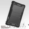 Калъф за Samsung Galaxy Tab S6 Lite 10.4 P610/P615 + Протектор - Rugged TabShell - Черен