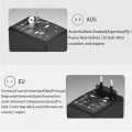 Универсален щепсел адаптер, PD45W, 2 x USB, 3 x Type-C, EU, UK, AUS, US - (HHT905) - Черен