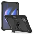 Калъф за Xiaomi Pad 6 / Pad 6 Pro + Протектор - Rugged TabShell - Черен