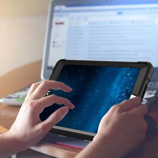 Калъф за iPad 9.7 (2017 / 2018) + Калъф - Rugged TabShell - Черен