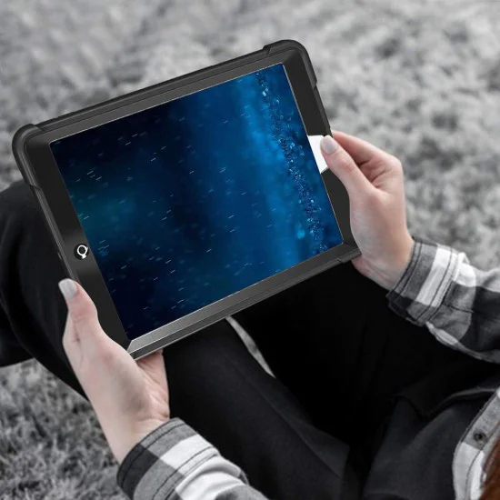 Калъф за iPad 9.7 (2017 / 2018) + Калъф - Rugged TabShell - Черен