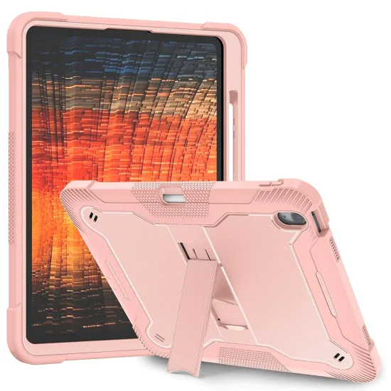 Калъф за iPad Air 13 (2024) + Протектор - Rugged TabShell - розово злато