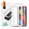 Протектор за iPhone 13 / iPhone 13 Pro / iPhone 14 - Spigen Glas.tR Align Master - Черен