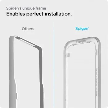 Протектор за iPhone 13 / iPhone 13 Pro / iPhone 14 (комплект 2) - Spigen Glas.tR Align Master - черен