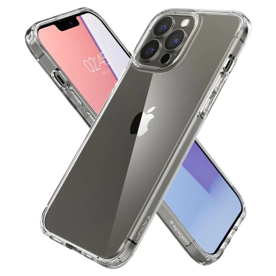 Калъф за iPhone 13 Pro Max - Spigen - Ultra Hybrid - Crystal Clear
