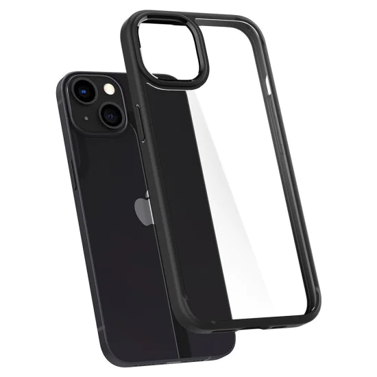 Калъф за iPhone 13 - Spigen - Ultra Hybrid - Matte Black