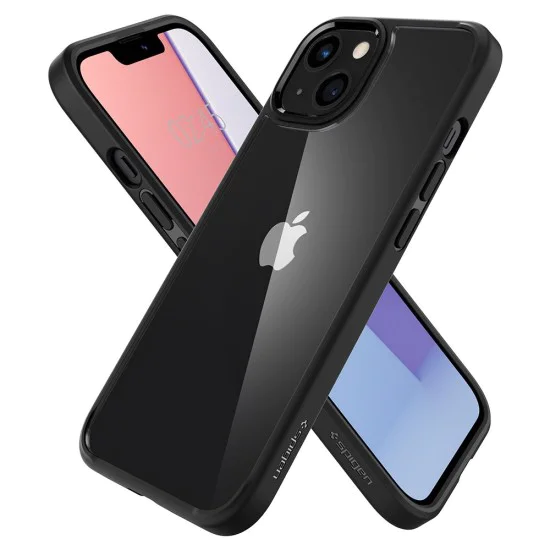 Калъф за iPhone 13 - Spigen - Ultra Hybrid - Matte Black