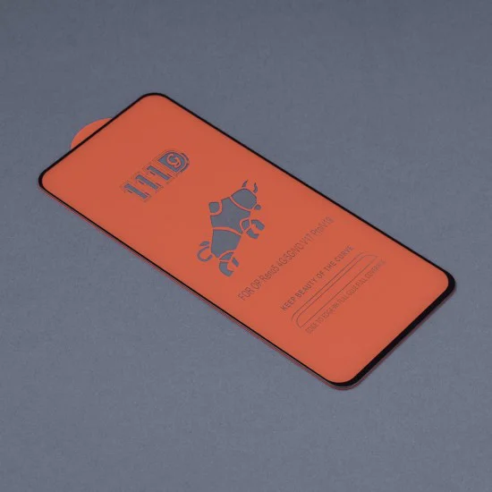 Протектор за OnePlus Nord CE 5G / Nord 2 5G / Nord 2T - 111D Full Cover / Full Glue Glass - черно