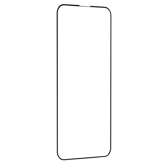 Протектор за iPhone 13 / iPhone 13 Pro / iPhone 14 - 111D Full Cover / Full Glue Glass - Черен