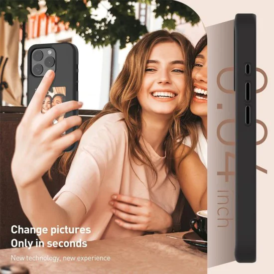 Калъф за iPhone 15 Pro - SmartScreen NFC - Черен
