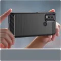 Калъф за Nokia C22 - Carbon Silicone - Blue
