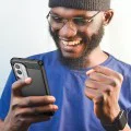 Калъф за Nokia X30 - Carbon Silicone - Черен
